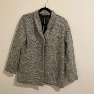 CLUB MONACO | EUC Grey and Black Wool Blazer